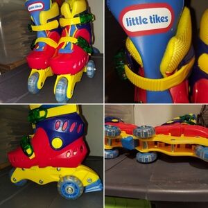 Little Tikes Red and Yellow Kids Roller Skates